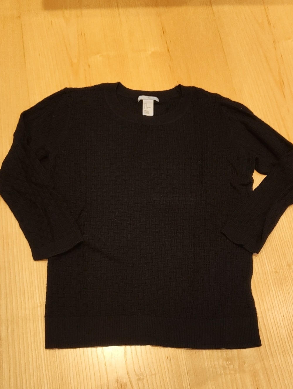 H&M Black Crewneck Sweater